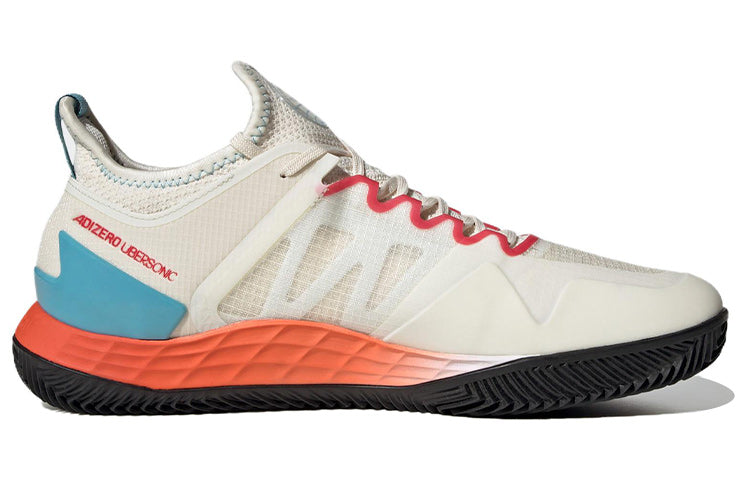 adidas Adizero Ubersonic 4 Clay Court s 'White Silver Metallic Preloved Blue' HQ5930