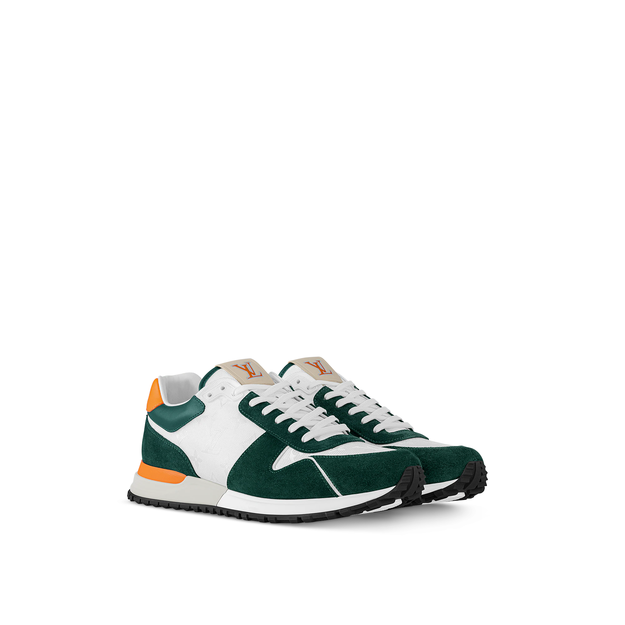 LOUIS VUITTON Run Away Sneakers 'Green Orange' 1ABMEP