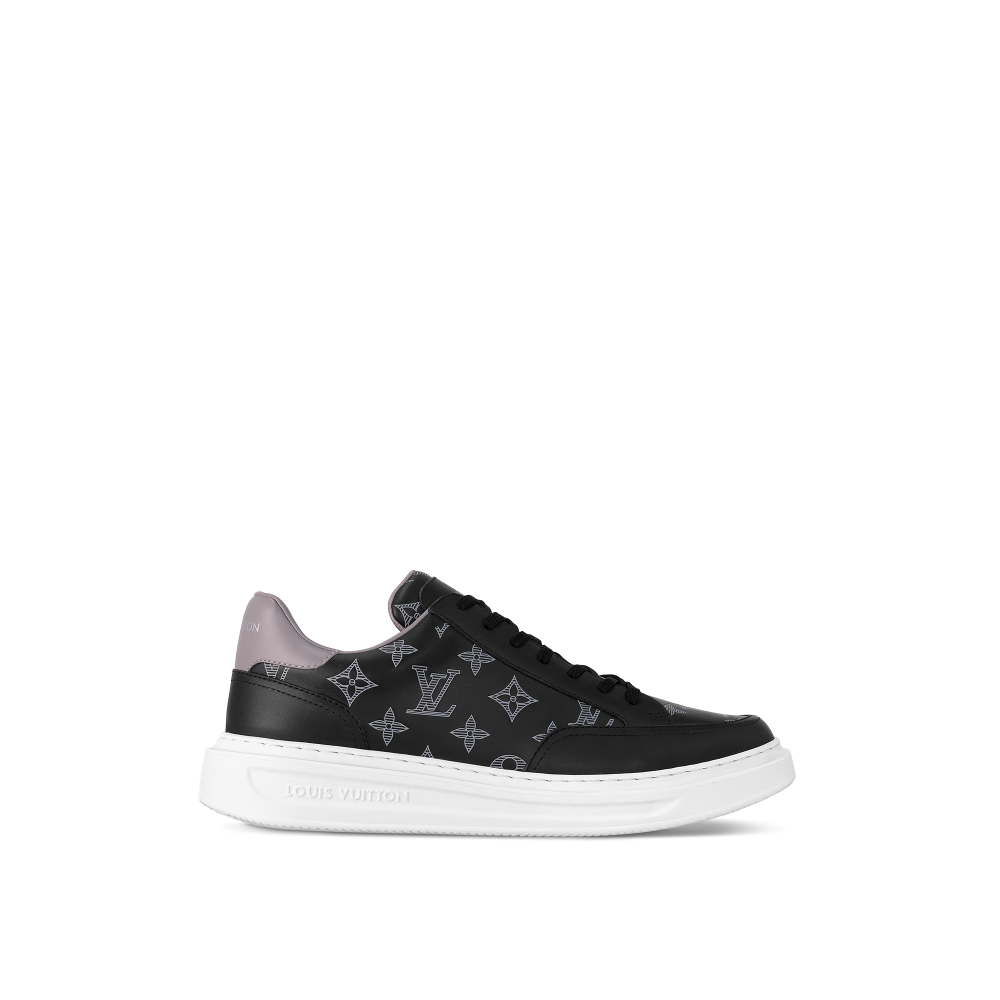 LOUIS VUITTON Beverly Hills Sneakers 'Black Grey Monogram' 1ABMD1