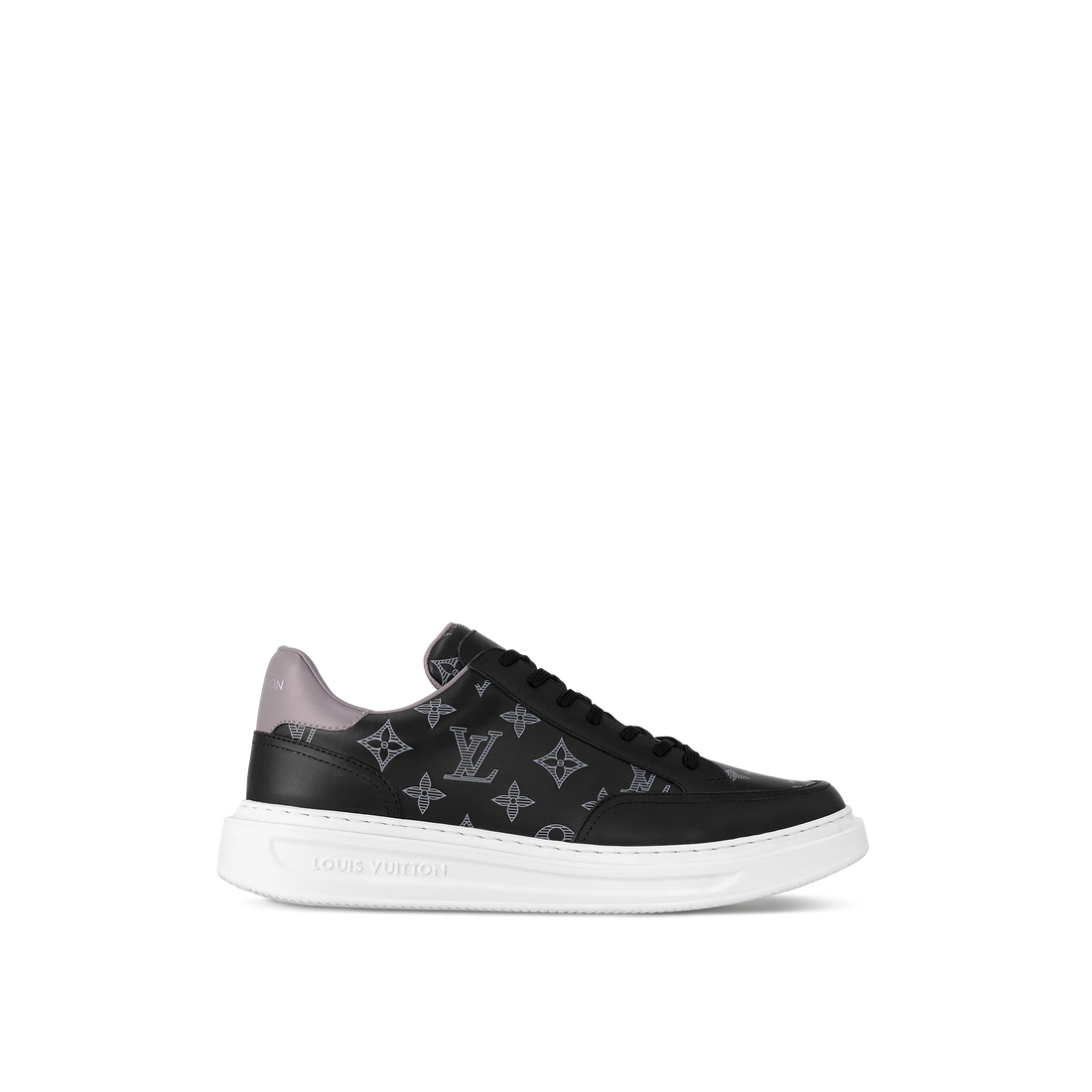 LOUIS VUITTON Beverly Hills Sneakers 'Black Grey Monogram' 1ABMD1