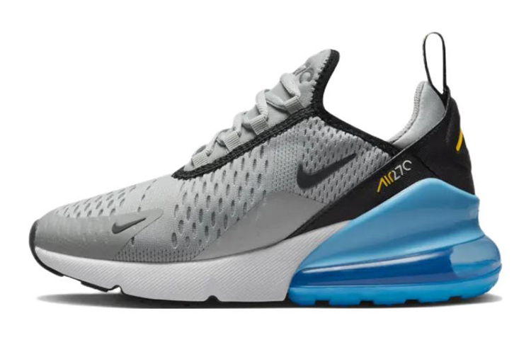 (GS) Nike Air Max 270 'Light Smoke Grey Baltic Blue' 943345-027