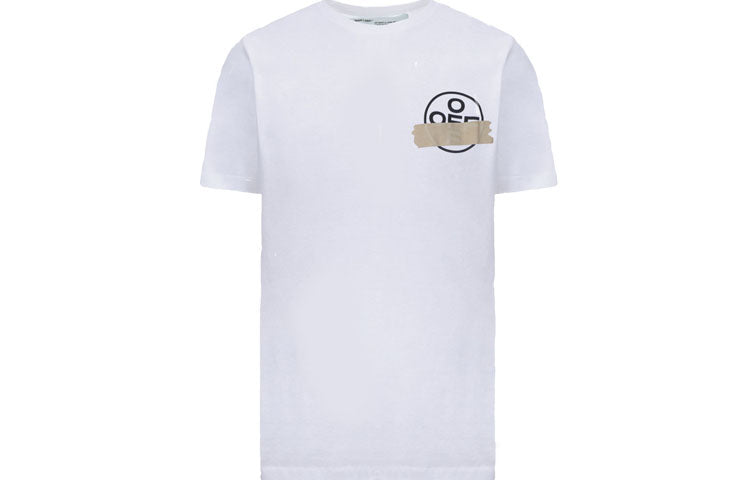 Off-White C/O Virgil Abloh Tape Arrows Slim T-Shirt 'White' OMAA027R201850020148