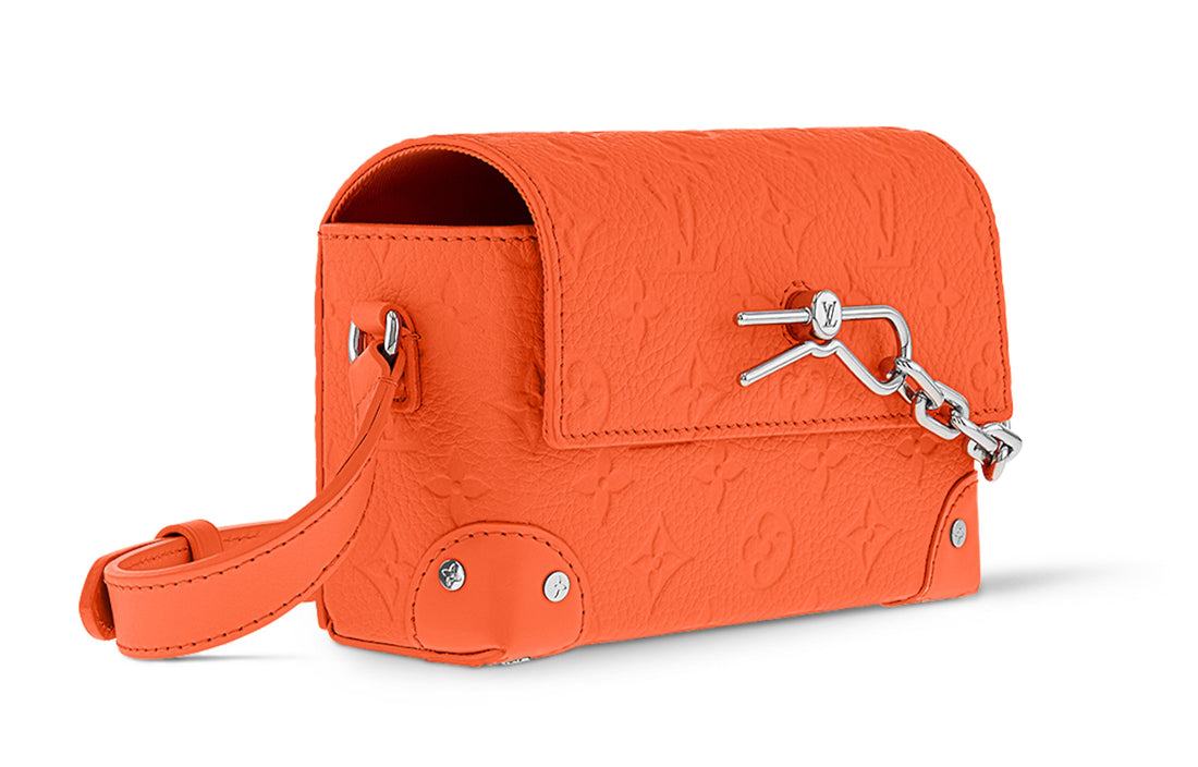 LOUIS VUITTON Steamer Wearable Wallet Monogram Taurillon Leather 'Orange' M82916