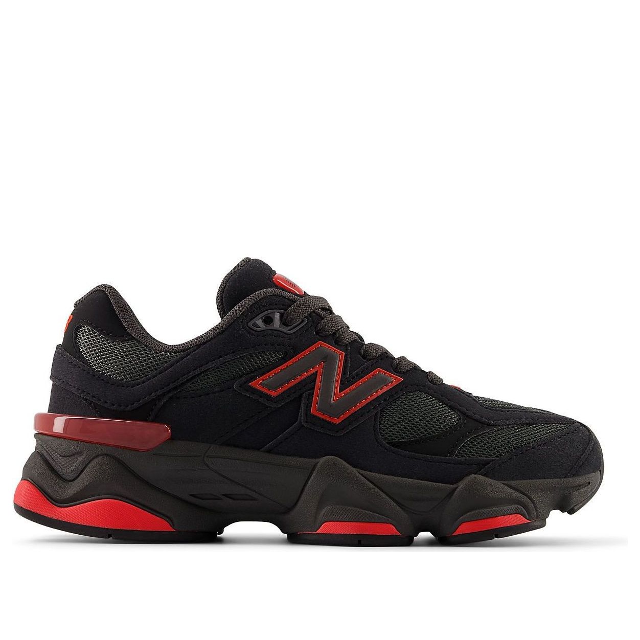 (GS) New Balance 9060 'Black Red' GC9060JR