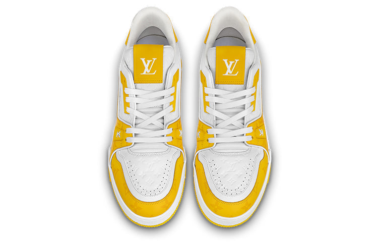 LOUIS VUITTON LV Trainers 'White Yellow' 1ABOIC