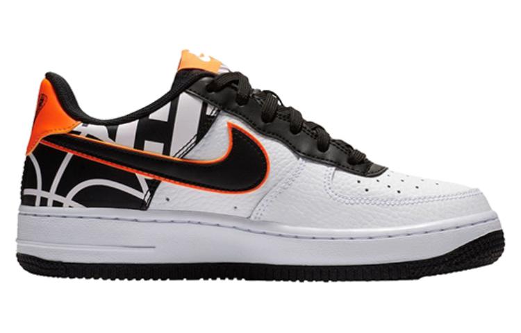 (GS) Nike Air Force 1 Low LV8 'White Black Orange' 820438-109