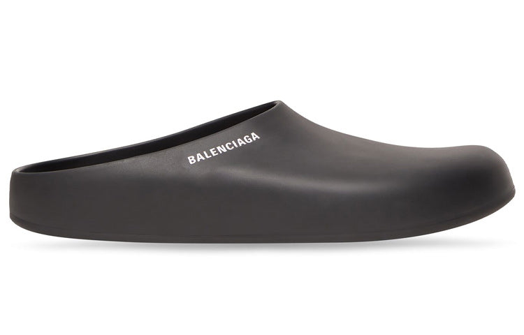 (WMNS) Balenciaga Mule Slides 'Black' 697635W1S8V1090