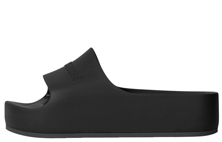 (WMNS) Balenciaga Chunky Slides 'Black' 654315W1S891000 #