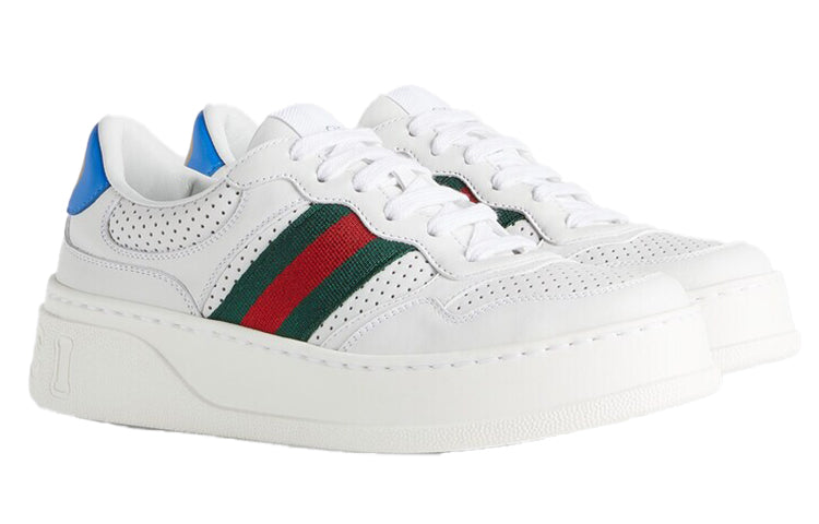 (WMNS) Gucci Chunky GG Web Sneaker 'White Blue' 670415-UPG10-9060