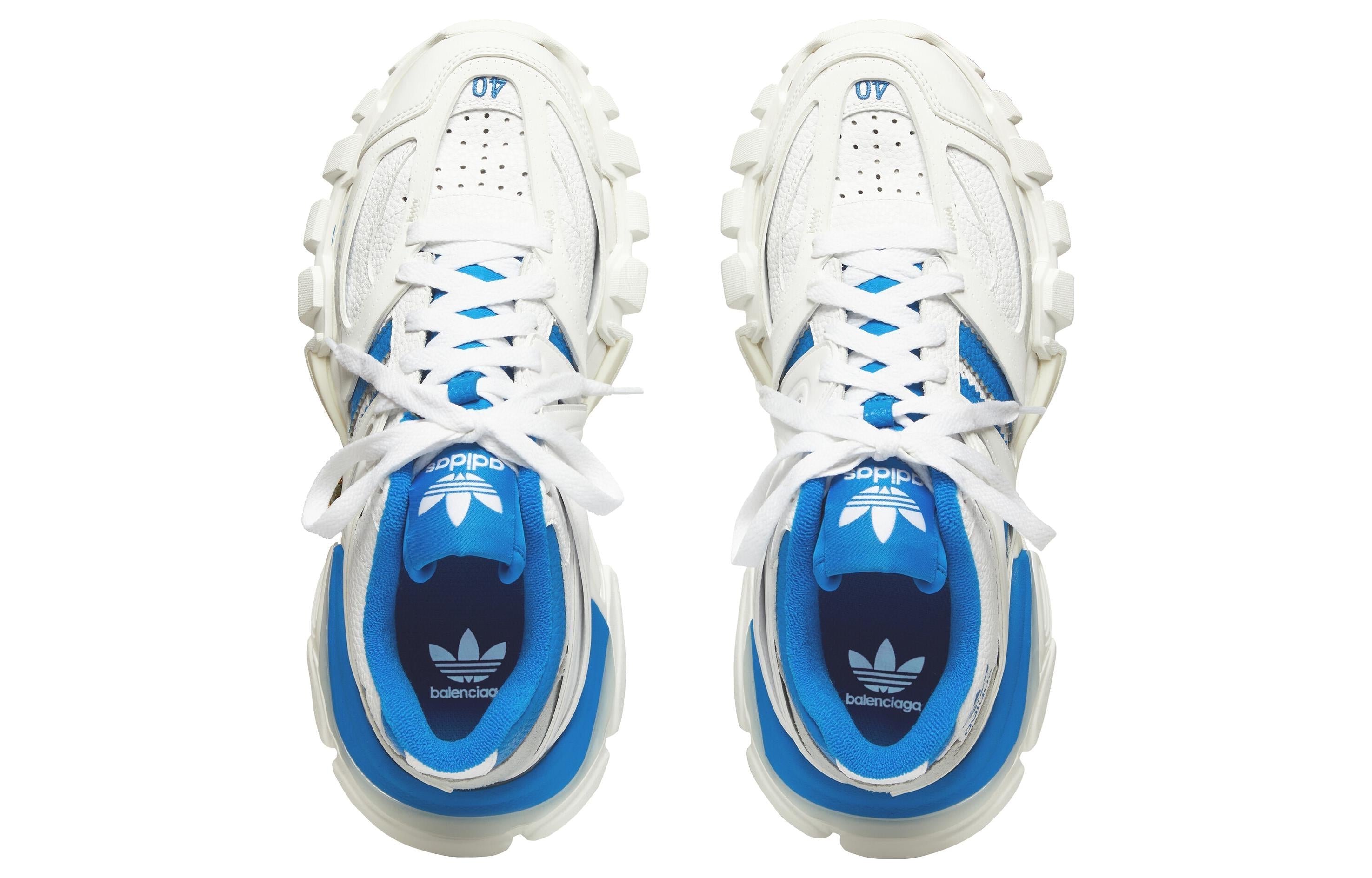 (WMNS) adidas Originals x Balenciaga 23FW Track Forum Sneakers 'Grey Royal Blue' 741106W3CZ19040 #