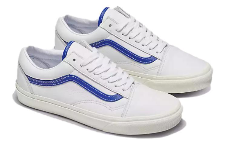 Vans Old Skool 'White Blue Leather' VN0007NTZ5D