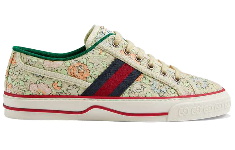 (WMNS) Liberty of London x Gucci Tennis 1977 'Floral - Mint Green' 606110-2I410-3960