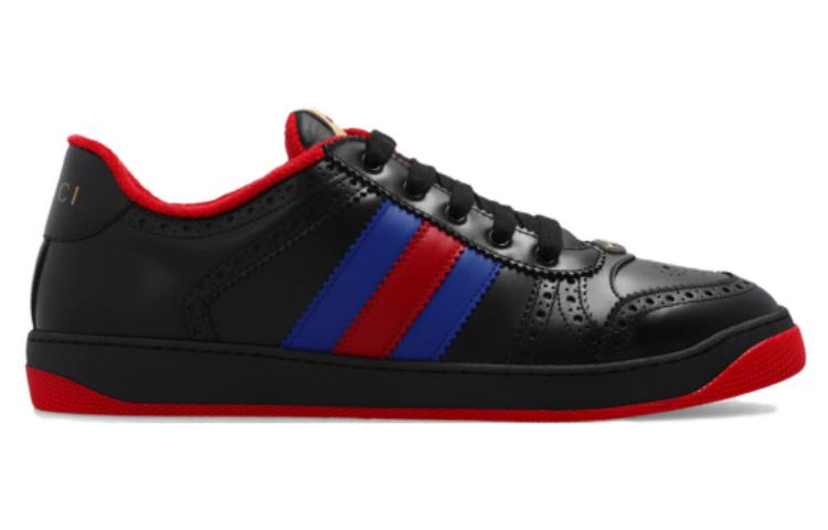 Gucci Screener Low-Top Sneakers 'Black Blue Red' 722602-AAA9P-1093