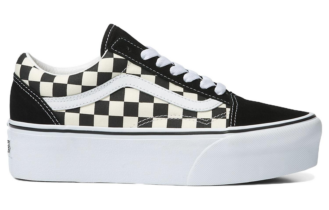Vans Old Skool Stackform Checkerboard 'Black White' VN0A7Q5MTYQ
