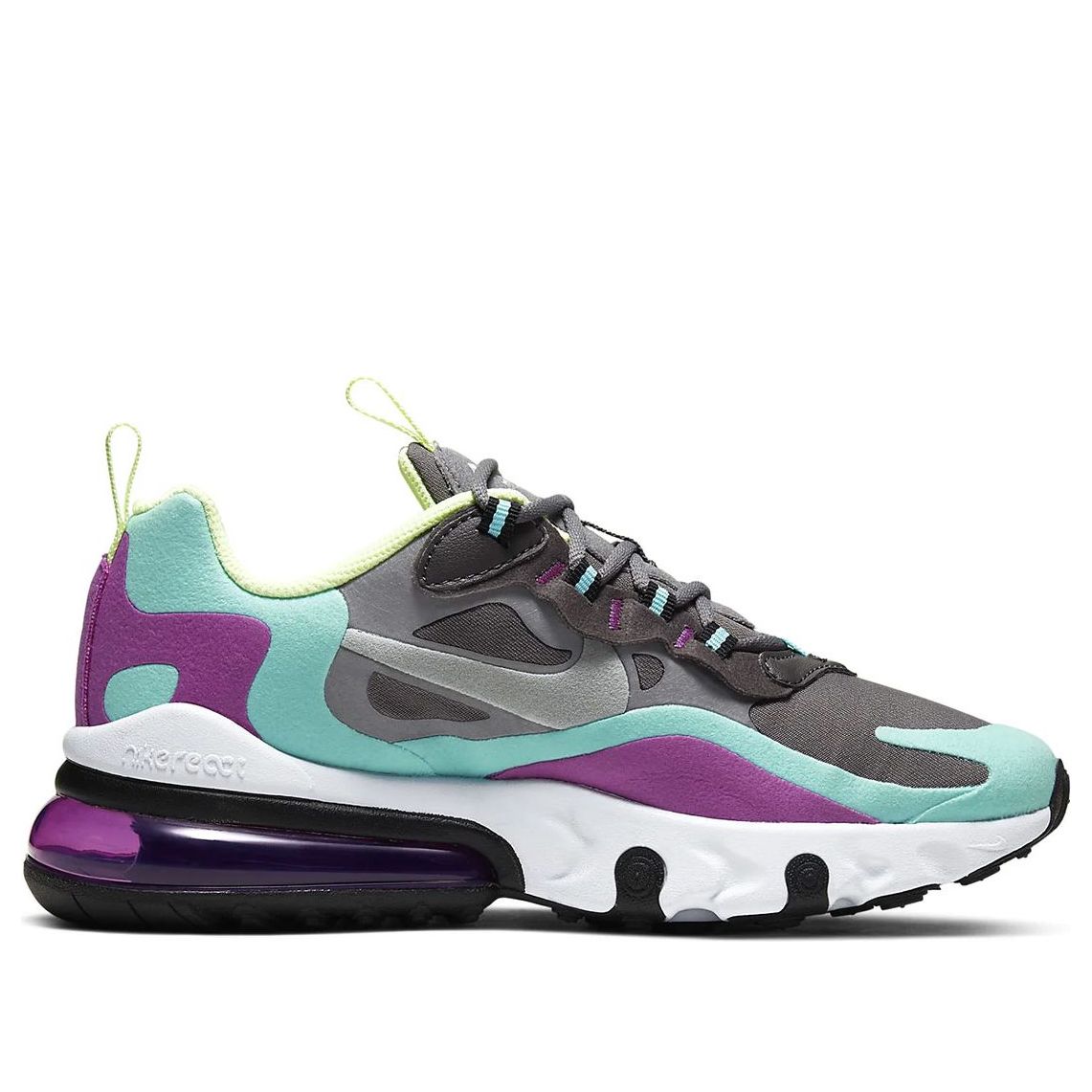 (GS) Nike Air Max 270 React 'Gunsmoke Aurora Violet' BQ0103-007