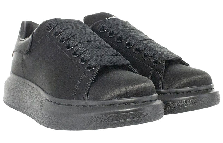 (WMNS) Alexander McQueen Oversized Sneaker 'Triple Black' 685667W4ACZ1000