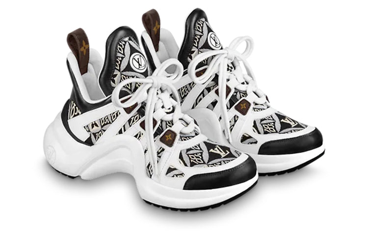 (WMNS) LOUIS VUITTON Archlight 1.0 Sneakers 'Black White Monogram' 1A8UPH