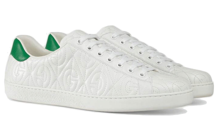 Gucci Ace G 'Rhombus White' 598833-0R0A0-9063
