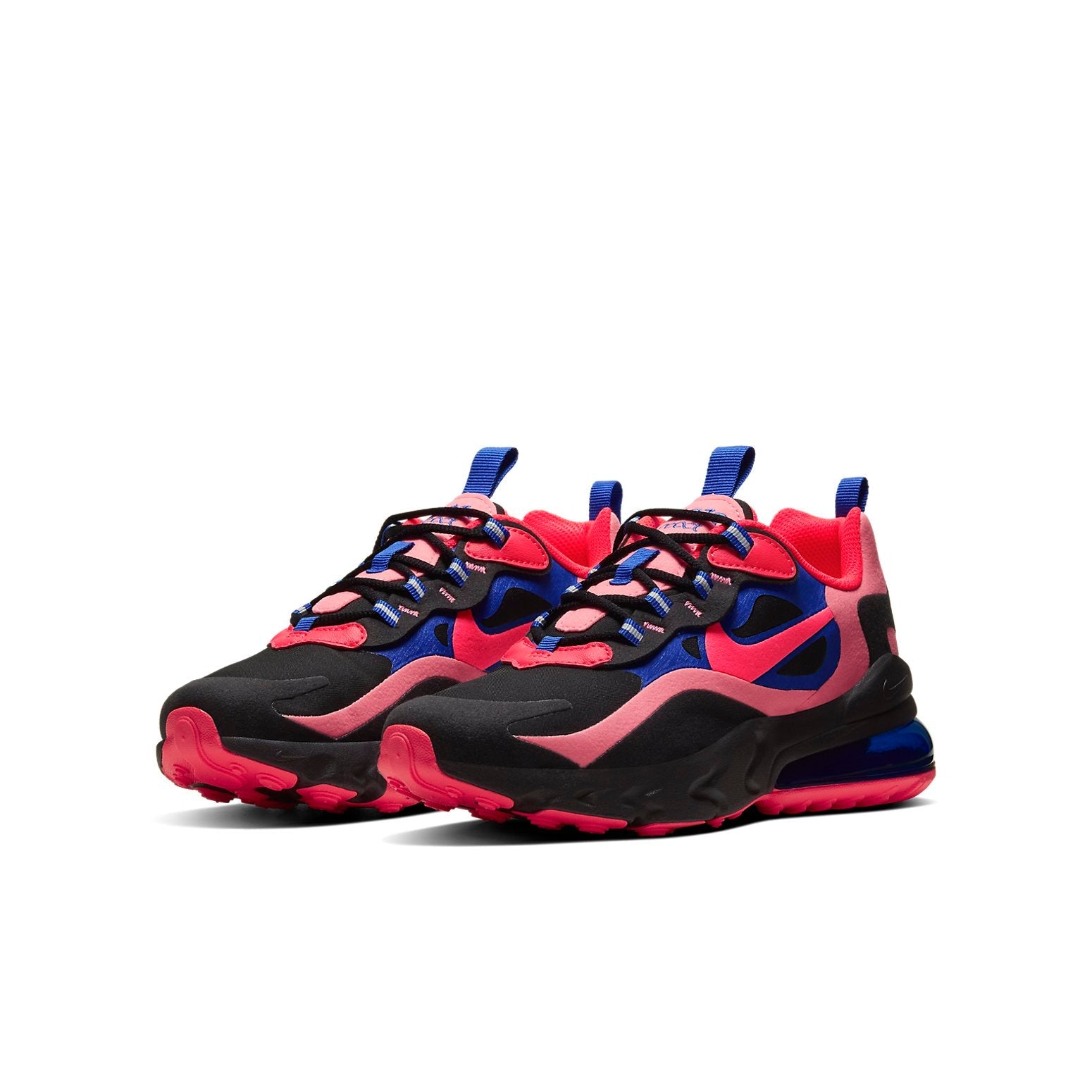 (GS) Nike Air Max 270 React 'Black Crimson Blue' CT1579-001