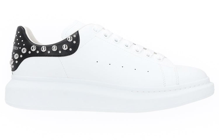 Alexander McQueen Oversized Sneaker 'White Black Studded' 662643WHTQQ9089