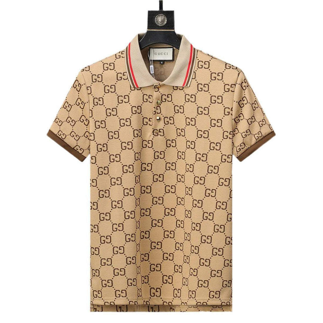 Gucci Brown T-shirt with a collar