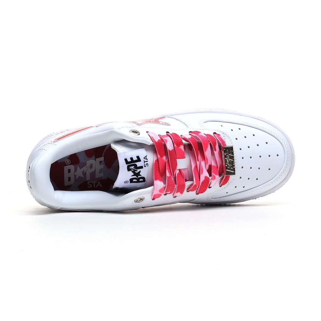 A Bathing Ape Bape Sta Low ABC 'Camo White Pink'