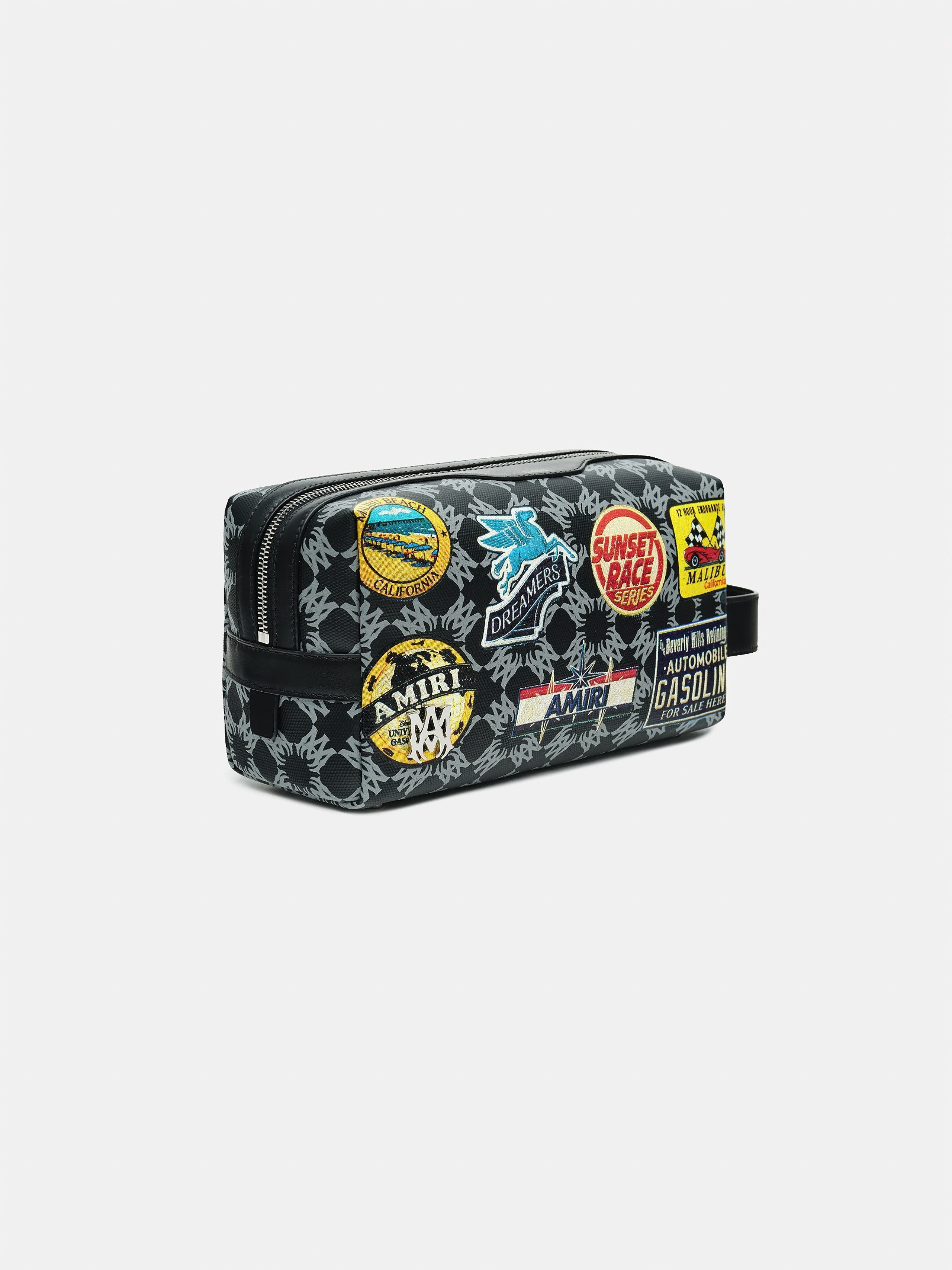 STATION PATCH DOPP KIT - Black
