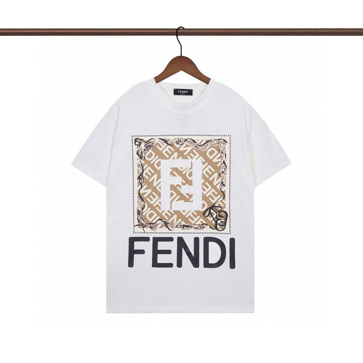 Fendi T-Shirt without Collar 'White'