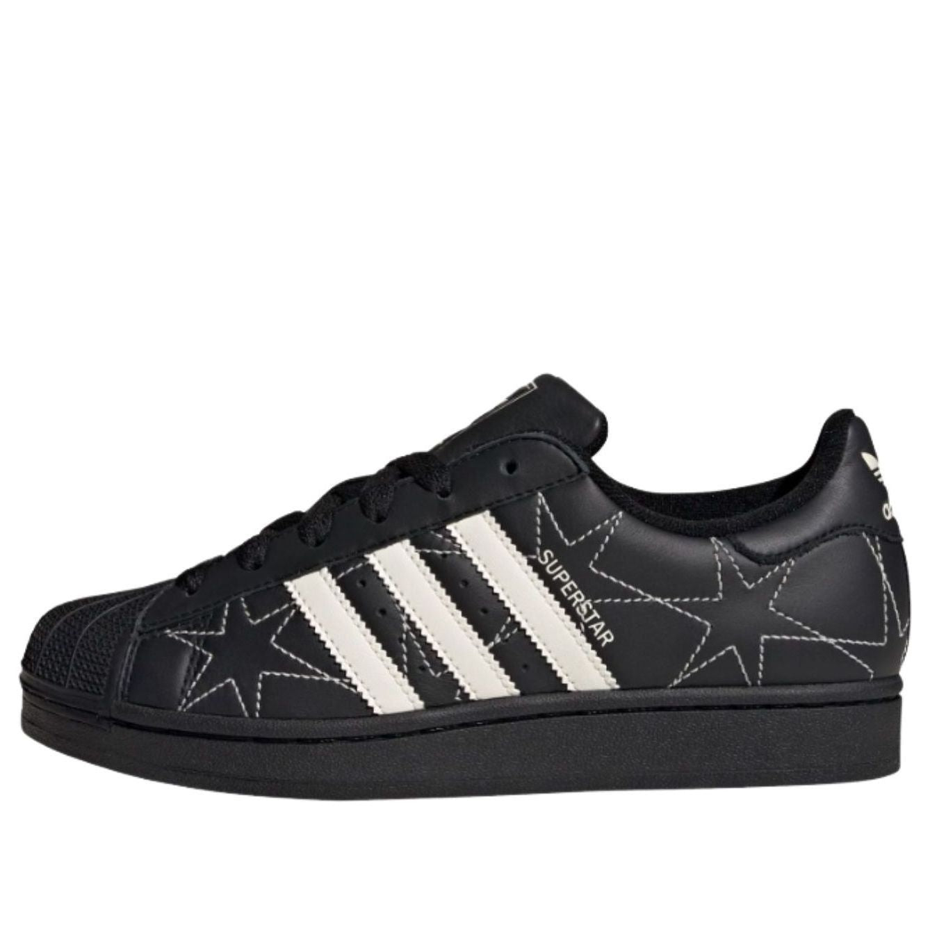 (WMNS) adidas Superstar 'Black Cream' IH4124
