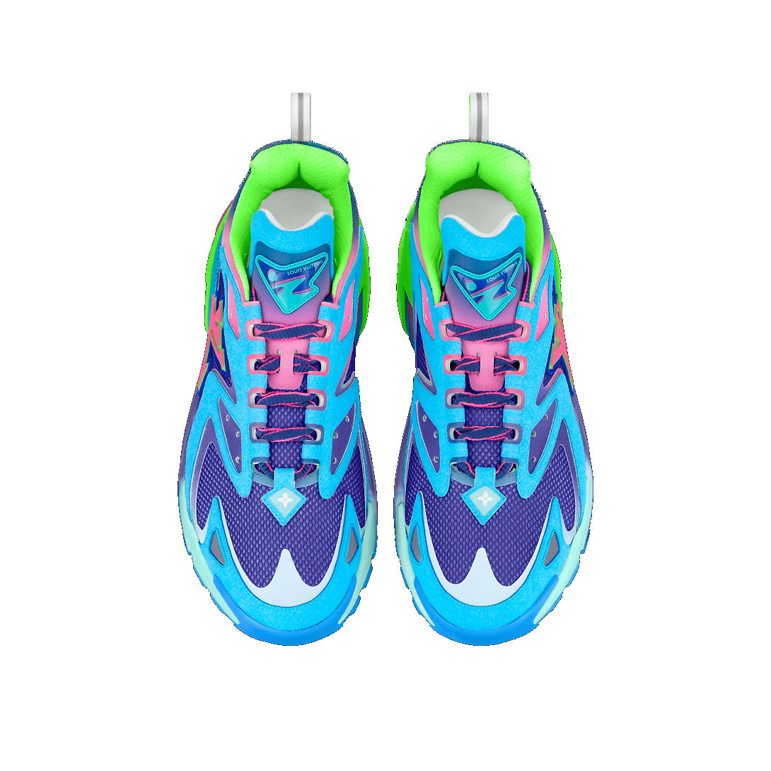 LOUIS VUITTON LV Runner Tatic Sneakers 'Blue Pink Green' 1A9UOL