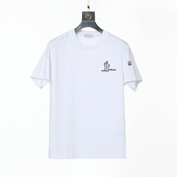 Moncler T-Shirt Without Collar 'White'
