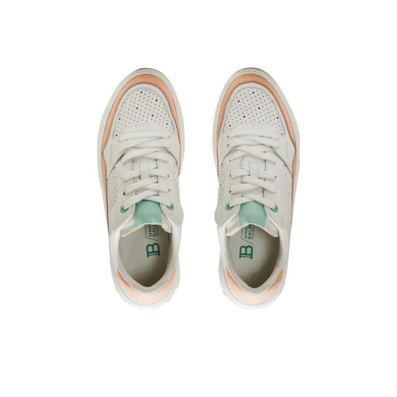 BALMAIN B-Court Flip Leather Sneakers