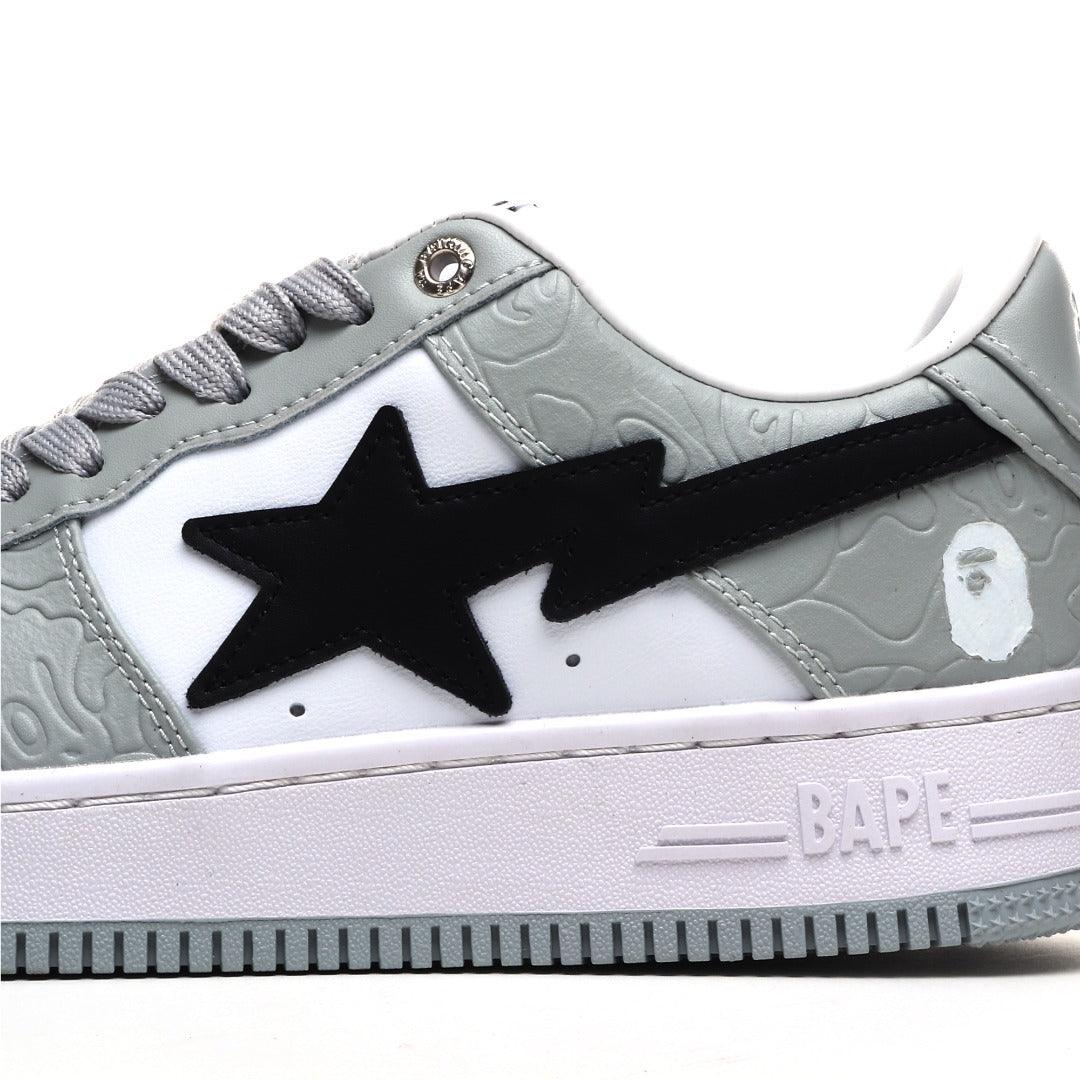 A Bathing Ape Bape Sta Low 'Grey Black'