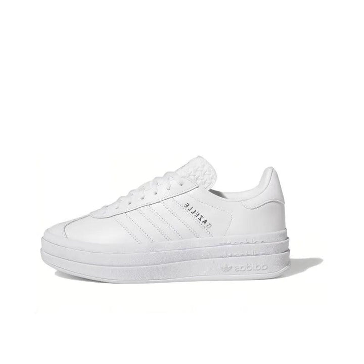 Adidas Gazelle Bold 'Triple White' - Women's Platform Sneakers