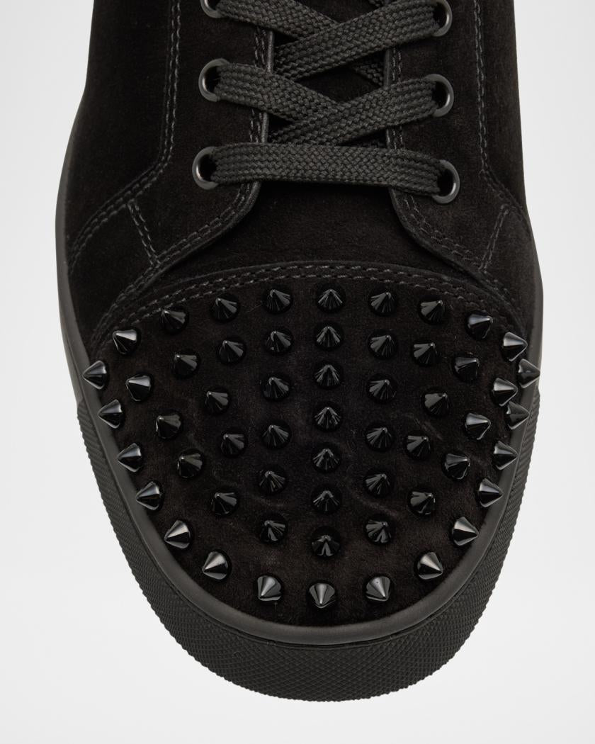 Men's Louis Junior Spikes Leather Low-Top Sneakers