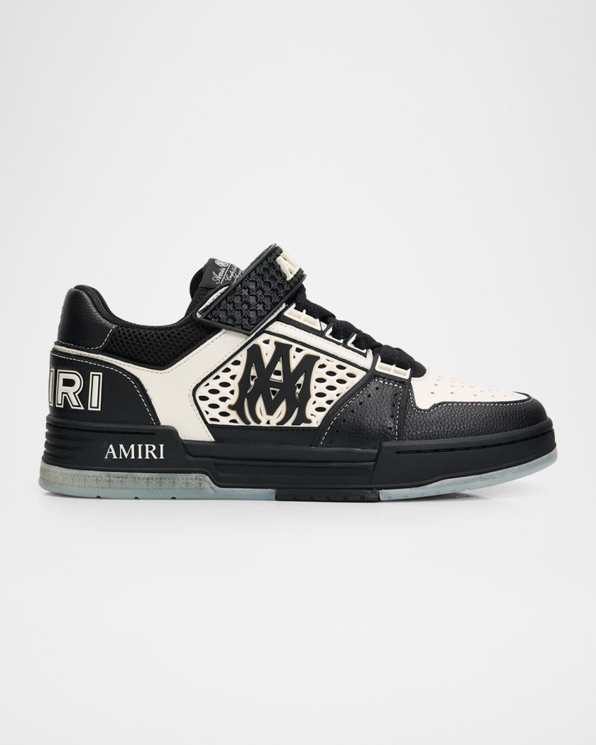 Skyline Logo Leather Sneakers