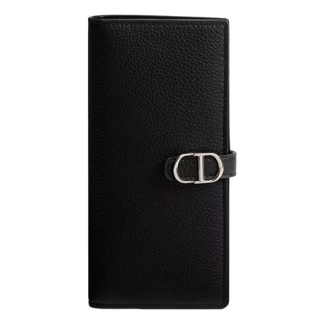 DIOR 26 Normandie Long Bifold Wallet ' Black' 2LLBC344MAL-H00N