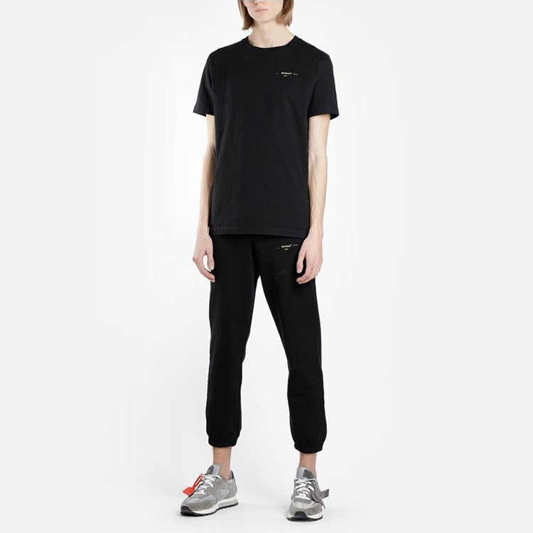 Off-White Acrylic Arrows Short Sleeve Slim OMAA027F191850101060
