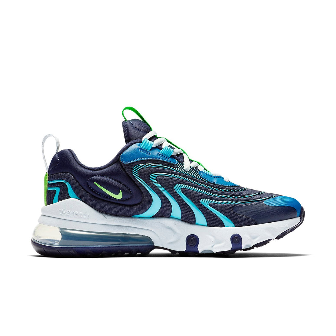 (GS) Nike Air Max 270 React ENG 'Blackened Blue' CD6870-400