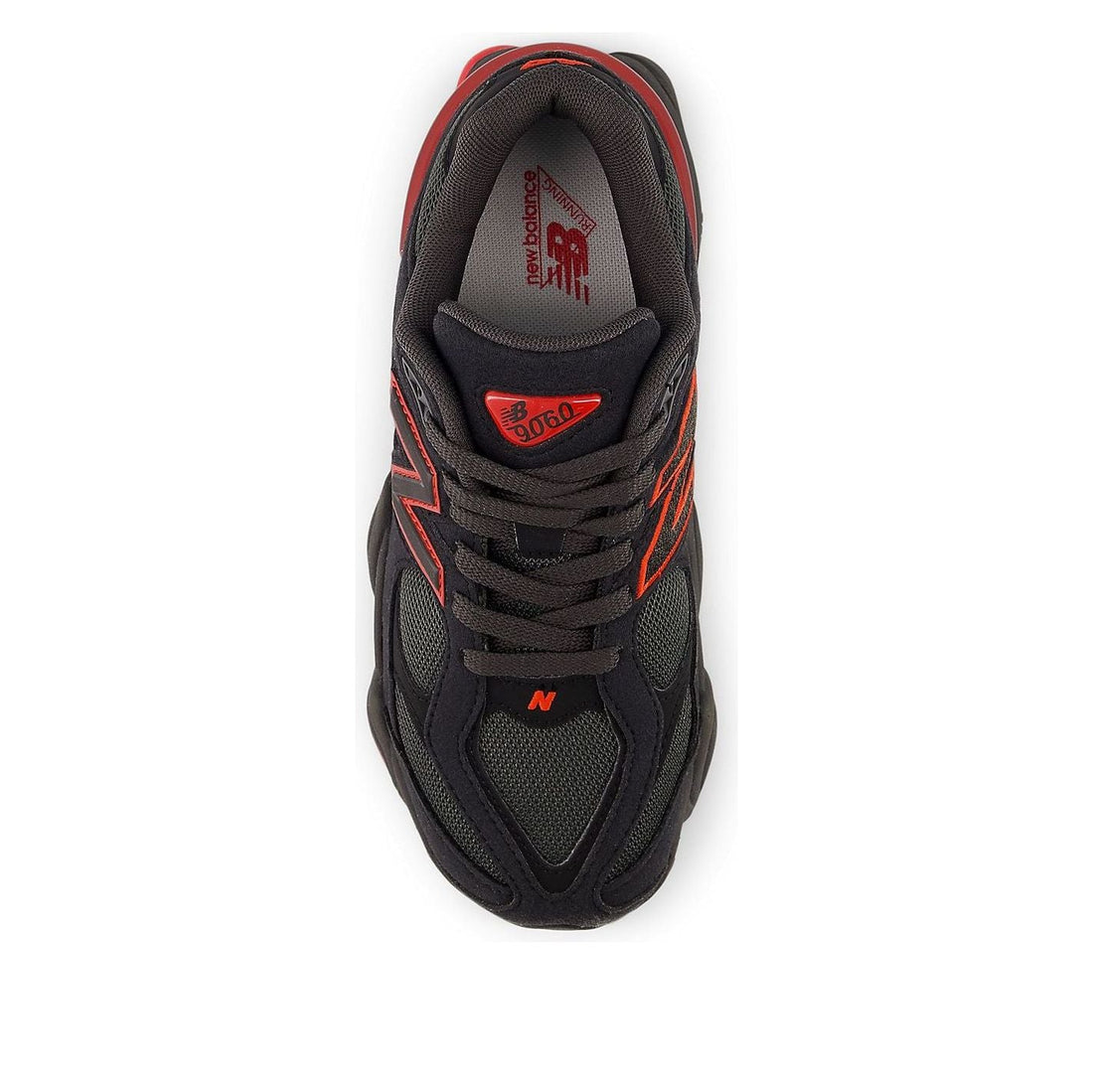 (GS) New Balance 9060 'Black Red' GC9060JR