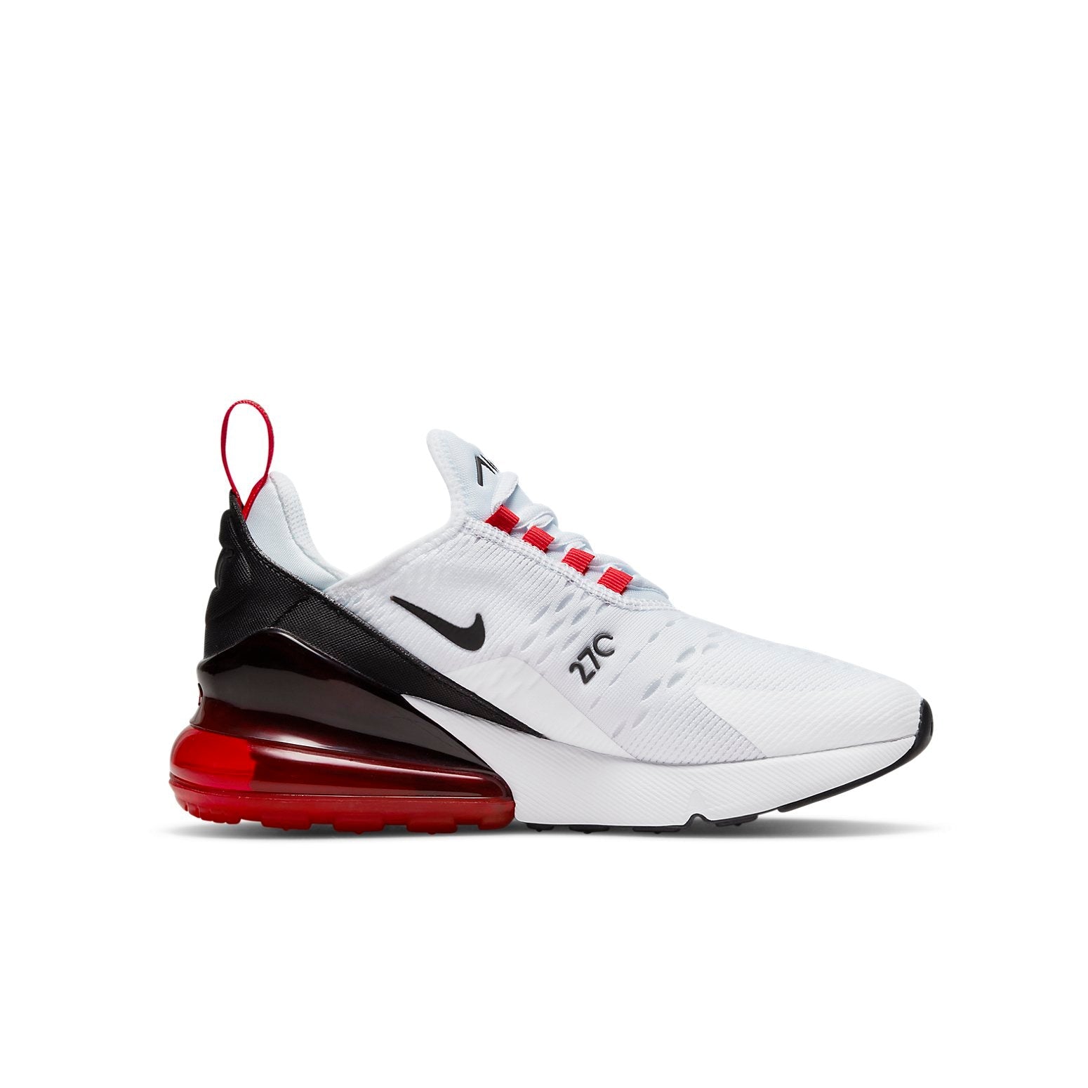 (GS) Nike Air Max 270 'White Siren Red' 943345-111