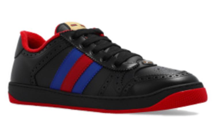 Gucci Screener Low-Top Sneakers 'Black Blue Red' 722602-AAA9P-1093