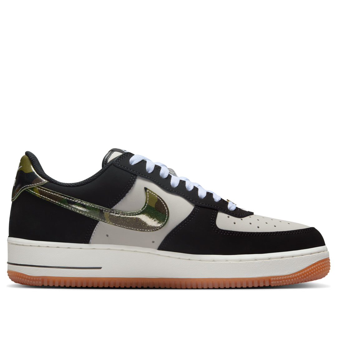 Nike Air Force 1 Low 'Black Patent Camo Swoosh' HQ1967-100