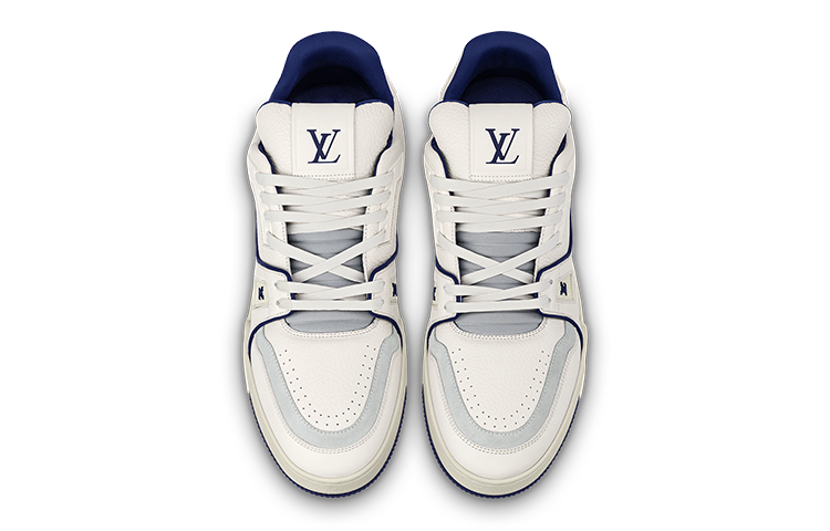LOUIS VUITTON LV Trainer Sneakers 'White Navy' 1ABNIH
