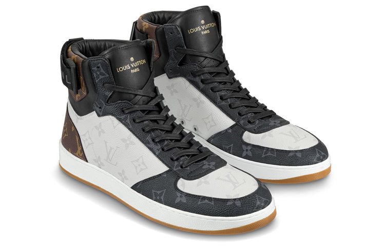 LOUIS VUITTON Rivoli Sneaker Boots 'Patched White Monogram' 1A44VR