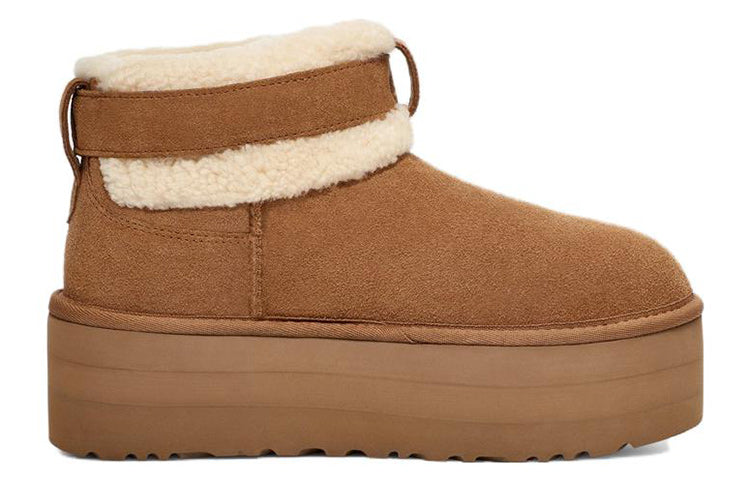 (WMNS) UGG Ultra Mini Belted Roller Boot 'Chestnut' 1144041-CHE