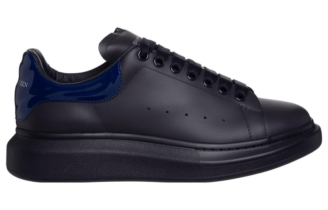Alexander McQueen Oversized Sneaker 'Triple Black Blue' 727390WICGV4219