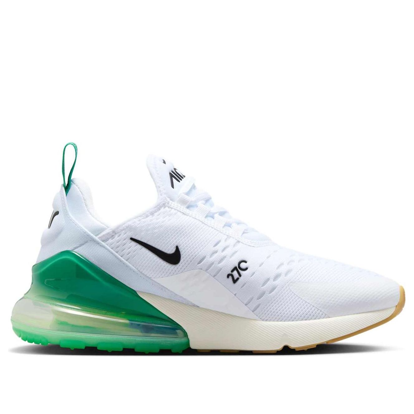 (WMNS) Nike Air Max 270 'White Summit White Stadium Green Black' AH6789-125