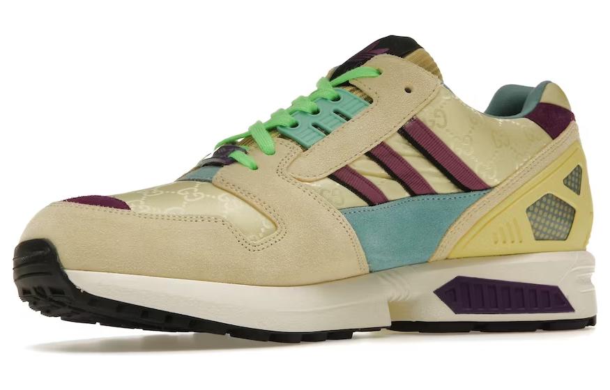 (WMNS) Gucci x Adidas Originals ZX 8000 GG Sneakers 'Beige Gold' 722212-AAA9C-9341
