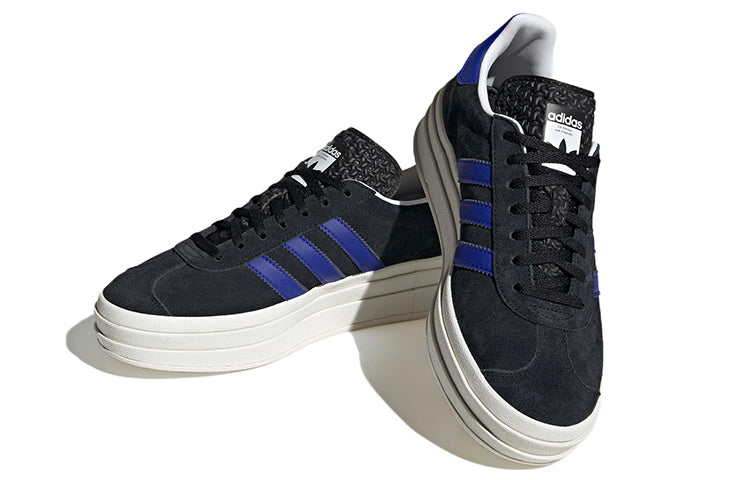 (WMNS) adidas Gazelle Bold 'Black Lucid Blue' HQ4408